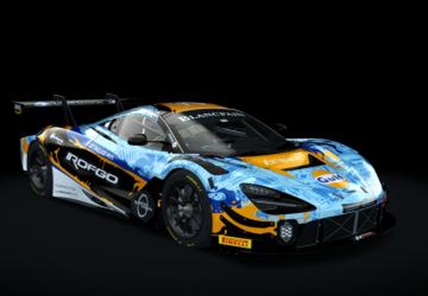 McLaren 720S GT3 EVO ENDURANCE 2023версия 0.9 для Assetto Corsa