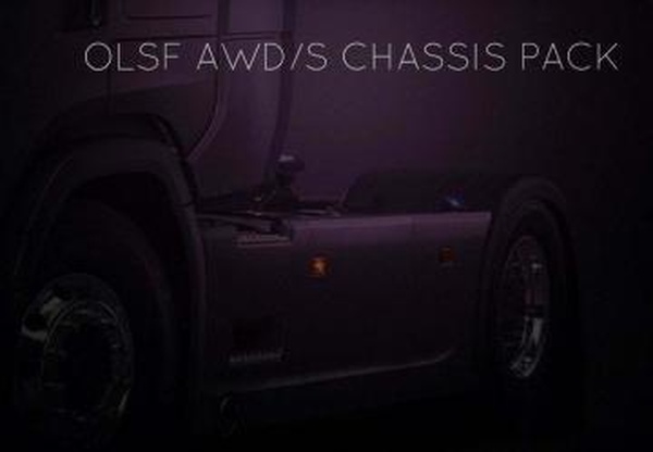 OLSF AWD/S Chassis Packверсия 9.0 для Euro Truck Simulator 2 (v1.34.x)