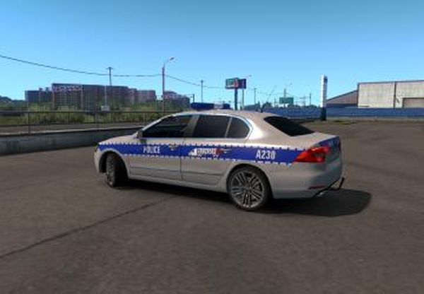 Звук Сирены для Skoda Superbверсия 1.0 для Euro Truck Simulator 2 (v1.34.x)