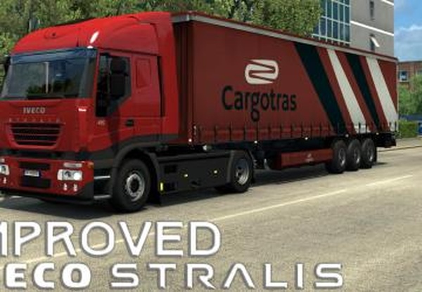 Улучшенный Iveco Stralisверсия 1.2a для Euro Truck Simulator 2 (v1.33.x, - 1.36.x)