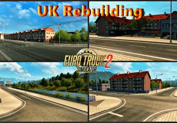 UK Rebuilding Mapверсия 1.0 для Euro Truck Simulator 2 (v1.34.x, 1.35.x)