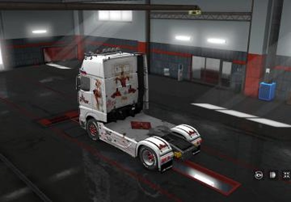 Скин «Joker» на Mercedes Actros 2014версия 1.0 для Euro Truck Simulator 2 (v1.34.x)