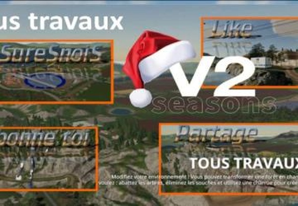 Карта Tous travauxверсия 5.0 для Farming Simulator 2019 (v1.5.1.0)