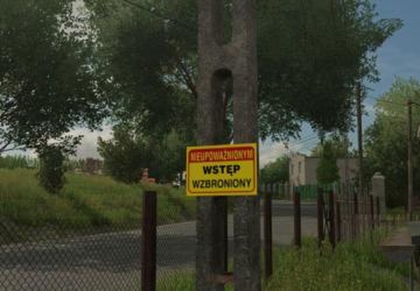 Polish Sign (Prefab)версия 1.0.0.0 для Farming Simulator 2025