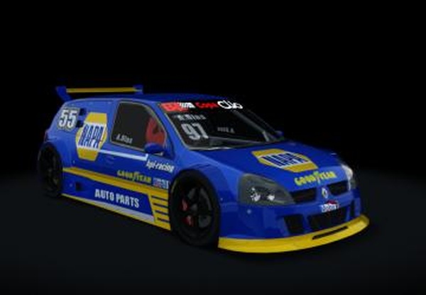 Renault Clio Copa Sprint Car Brasil 2006v1 для Assetto Corsa
