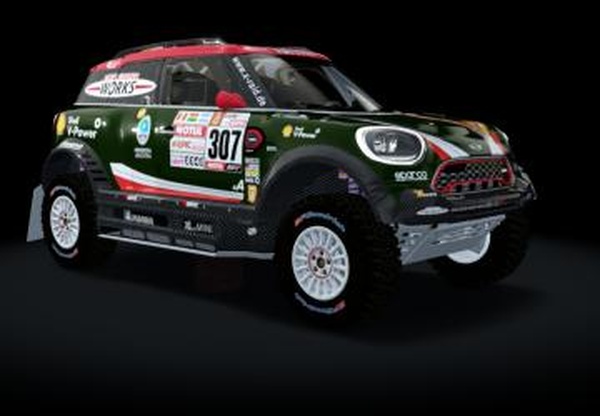 Mini John Cooper Works T1 Dakarверсия Gr.Team 1.0 для Assetto Corsa