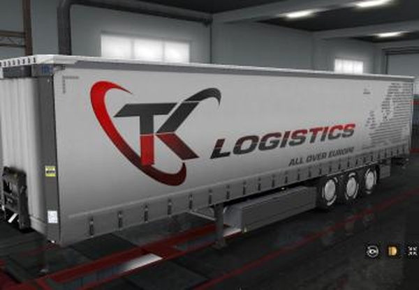 Cкин «TK Logistics» для своего прицепа Kronev1.0 для Euro Truck Simulator 2 (v1.32.x, - 1.34.x)
