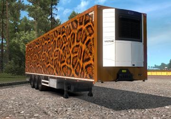 Skin Wood trailerверсия 1.0 для Euro Truck Simulator 2 (v1.33.x, 1.34.x)