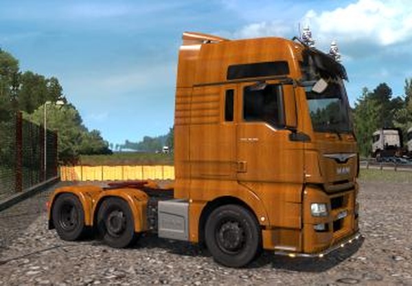 Skin Wood MAN TGX Euro6версия 1.0 для Euro Truck Simulator 2 (v1.33.x, 1.34.x)