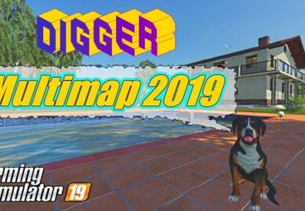 Multimap v2.3 (RU v1)для Farming Simulator 2019 (v1.4х)
