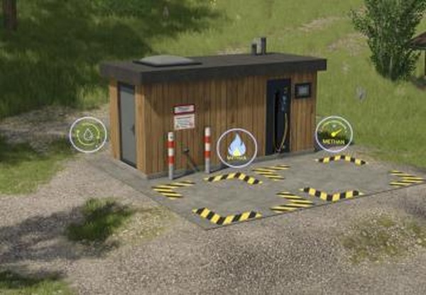 Methan Filling Stationверсия 1.0.0.0 для Farming Simulator 2025