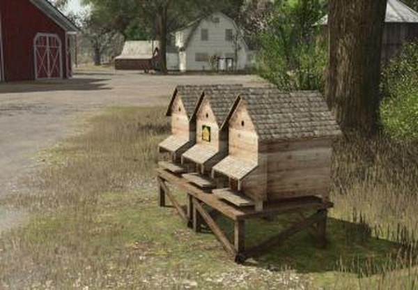 Beehive With 3 Large Framesверсия 1.0.0.0 для Farming Simulator 2025
