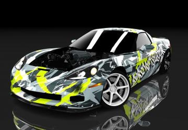 Corvette C6 BOBSDRIFTSERVERверсия 1 для Assetto Corsa