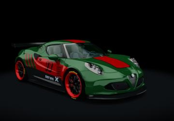 Alfa Romeo 4C X Series 2021версия 1 для Assetto Corsa