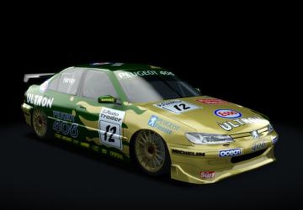Peugeot 406 BTCC 1996для Assetto Corsa