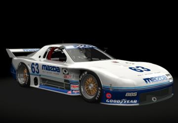 Mazda RX-7 IMSA GTOверсия 2.3 для Assetto Corsa