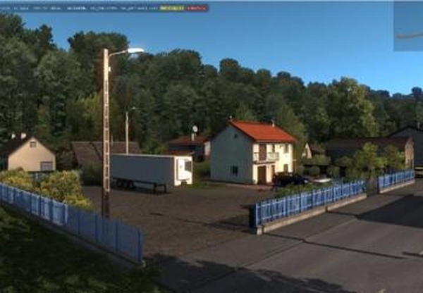 House / Small base – Franceверсия 1.0 для Euro Truck Simulator 2 (v1.34.x)