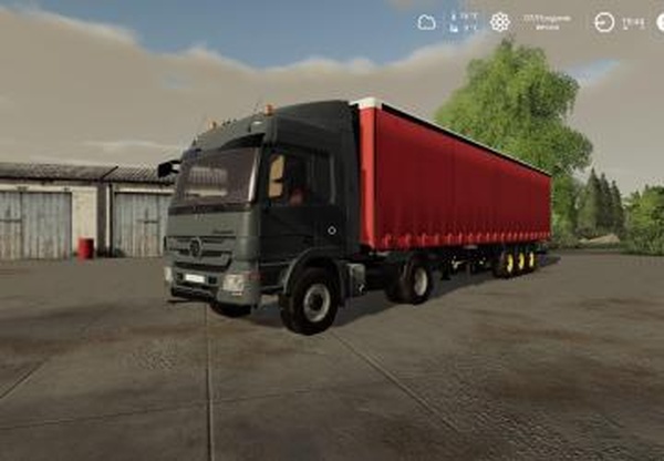 Mercedes Actros Highwayверсия 1.0.0.0 для Farming Simulator 2019 (v1.5.x)