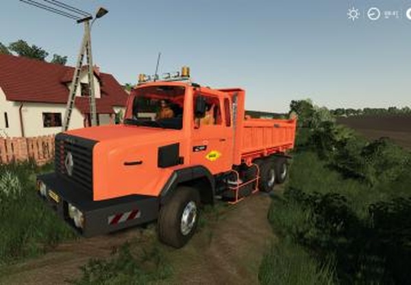 Renault C280 6x4 Benne COLASверсия 1.5 для Farming Simulator 2019 (vFS19)