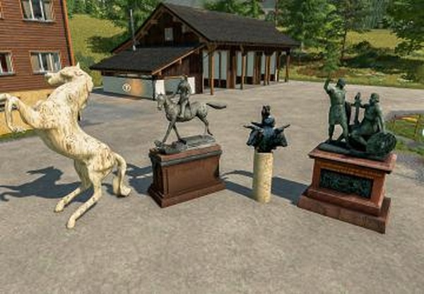 Monumental Sculptures Packверсия 1.0.0.0 для Farming Simulator 2022