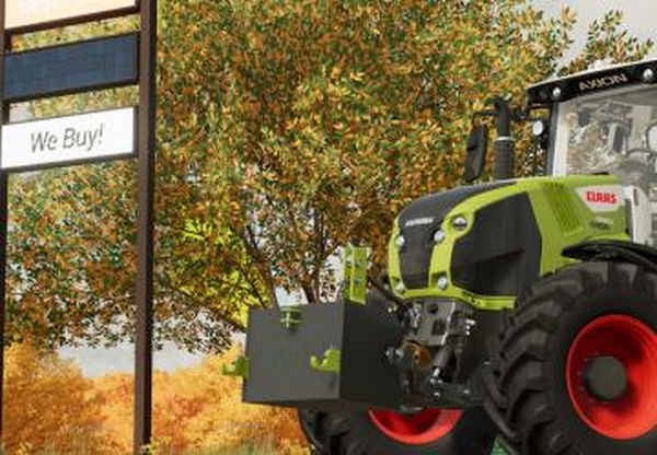 Weight 1000kgверсия 1.0.0.0 для Farming Simulator 2022