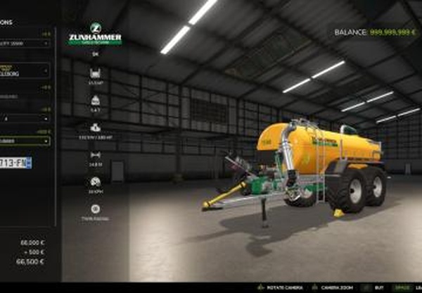 Zunhammer SK 18500версия 1.0.0.0 для Farming Simulator 2025
