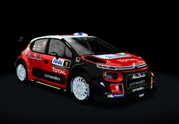 Citroen C3 WRCверсия 1.0 для Assetto Corsa