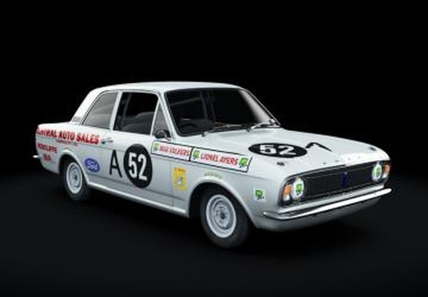 Ford Cortina Mk2 220 (1300) 2dr ATCC GrpEv1.1 для Assetto Corsa