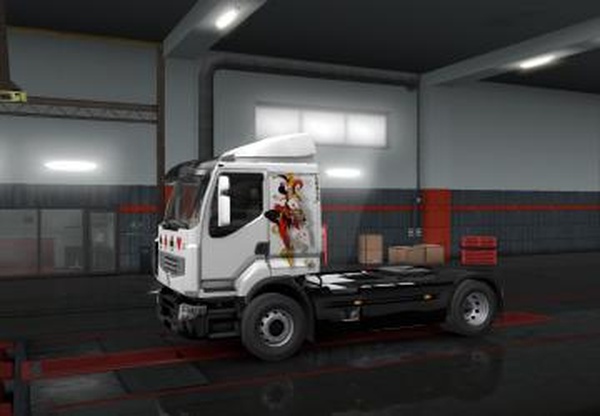 Joker Renault Skinверсия 1.1 для Euro Truck Simulator 2 (v1.33.x, 1.34.x)