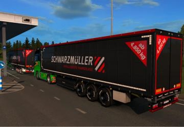 Прицепы «Schwarzmüller» в собственностьверсия 1.0 для Euro Truck Simulator 2 (v1.33.x, 1.34.x)