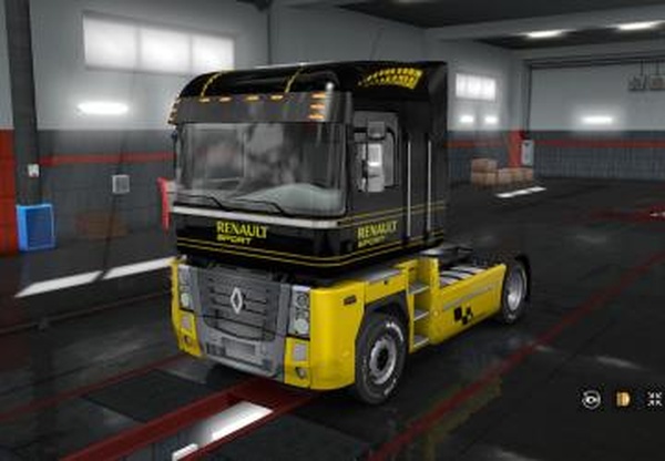 Скин и интерьер «RS» для Renault Magnumверсия 1.0 для Euro Truck Simulator 2 (v1.31.x, - 1.34.x)