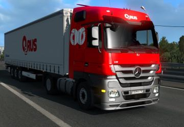 Скин O2RUSверсия 1.0 для Euro Truck Simulator 2 (v1.33.x, 1.34.x)
