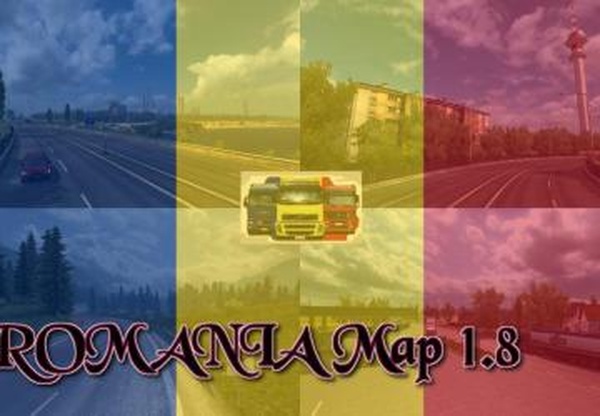 ROMANIA Mapверсия 1.8 для Euro Truck Simulator 2 (v1.34.x)
