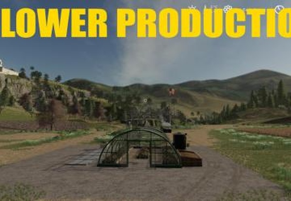 Flower Productionверсия 1.0.5 для Farming Simulator 2019