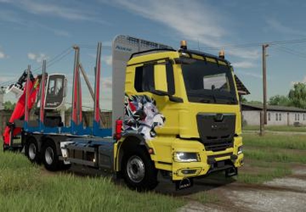 MAN TGS TG3 Woodtruckверсия 1.1 для Farming Simulator 2022 (v1.8x)