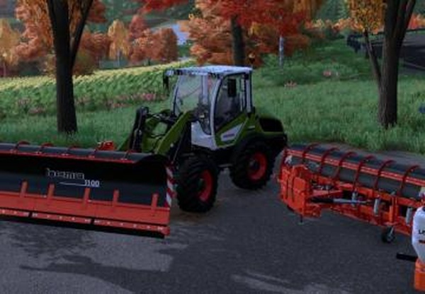 Front loader snow plow Bema 1100версия 1.0.0.0 для Farming Simulator 2022