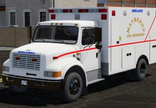 90s International Ambulanceверсия 1.0.0.0 для Farming Simulator 2022