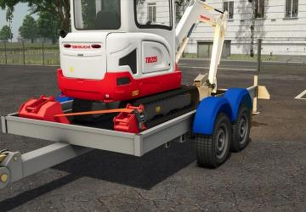 Trailer 2 axles Hubièreверсия 1.0.0.0 для Farming Simulator 2025