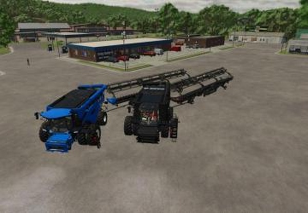 New Holland CR11 / Case IH AF11версия 1.1 для Farming Simulator 2025