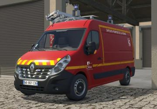 Renault Master III (VTU firefighters)версия 1.0.0.0 для Farming Simulator 2025