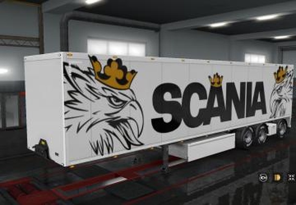 Скин «Scania» для своего прицепаверсия 1.0 для Euro Truck Simulator 2 (v1.32.x, - 1.34.x)