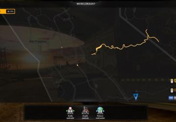 Показывает нетронутые дорогиверсия 1.0 для Euro Truck Simulator 2 (v1.34.x, 1.35.x)