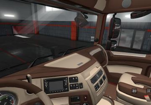 Интерьер «Lux» для грузовика DAF Euro 6версия 1.0 для Euro Truck Simulator 2 (v1.31.x, - 1.34.x)