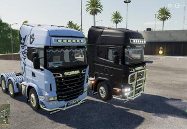 Scania R730 Semi 3 ACHSERверсия 1.0.0.1 для Farming Simulator 2019 (v1.5.1.0)