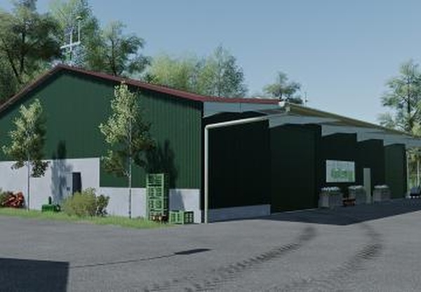 Medium Metal Machine Hallверсия 1.0.0.0 для Farming Simulator 2022