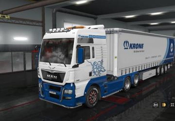 Скин«Krone» для MAN Euro 6версия 1.0 для Euro Truck Simulator 2 (v1.34.x)