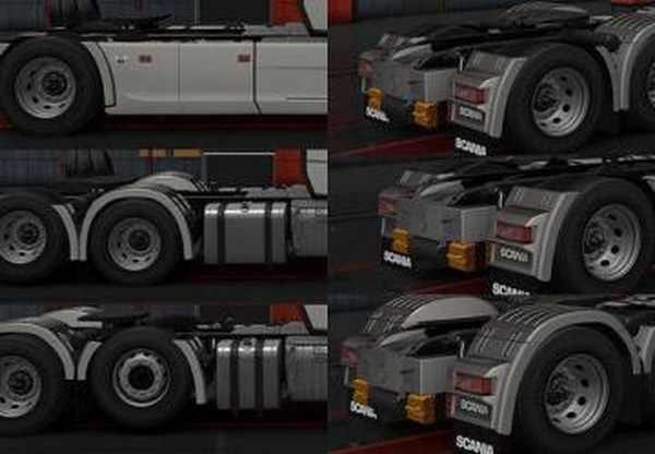 New Rear Fender Scania 2016 R&Sверсия 1.1 для Euro Truck Simulator 2 (v1.31.x, - 1.34.x)