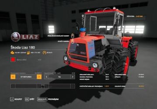 Skoda Liaz 180 editверсия 1.0.0.0 для Farming Simulator 2019 (v1.5.x)