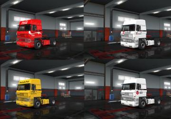 Skin Pack For DAF F241версия 1.1 для Euro Truck Simulator 2 (v1.33.x)
