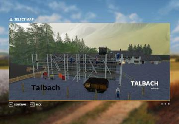 Talbach Mapверсия 1.0.0.0 для Farming Simulator 2019 (v1.5.x)
